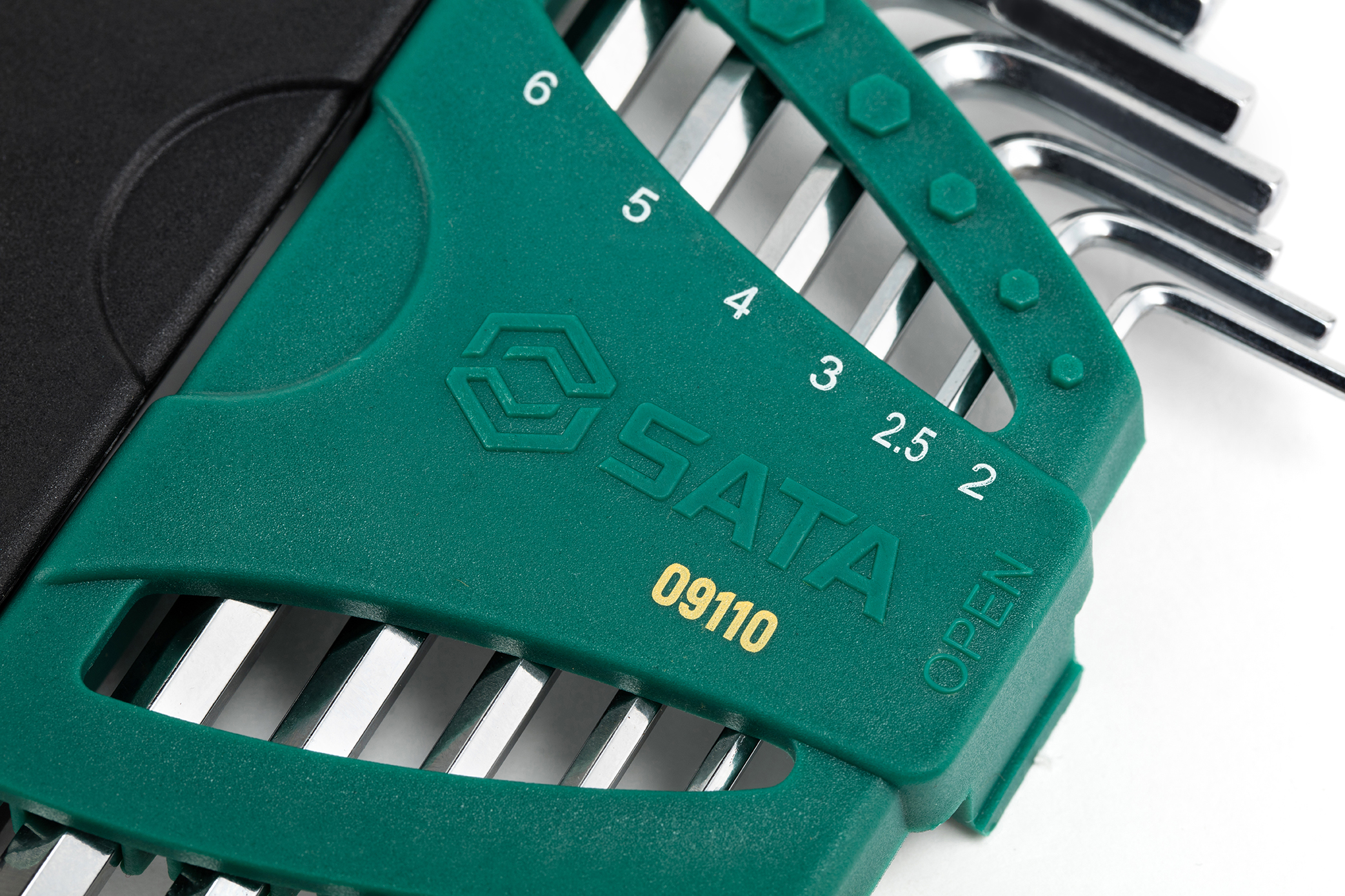 Bộ Lục Giác Đầu Bằng Chữ L Dài 2-10mm Sata 10 Chi Tiết 09110 - Ảnh 3