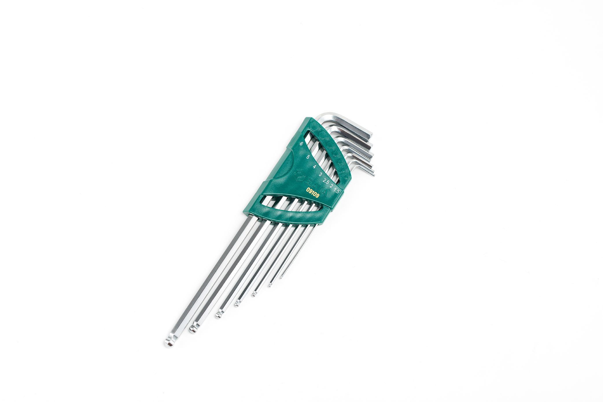 Bộ Lục Giác Đầu Bi Chữ L Dài 1.5-6mm Sata 7 Chi Tiết 09109