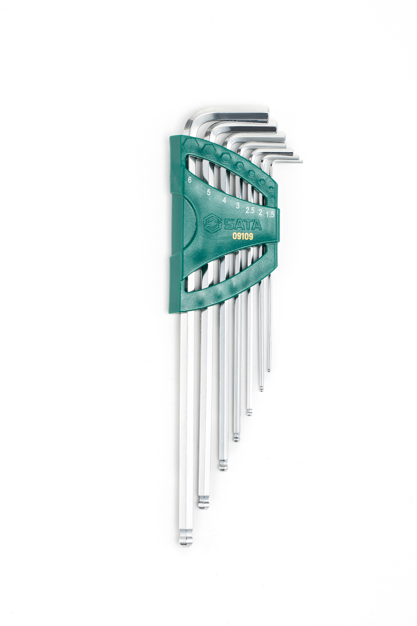 Alternative view of Bộ Lục Giác Đầu Bi Chữ L Dài 1.5-6mm Sata 7 Chi Tiết 09109