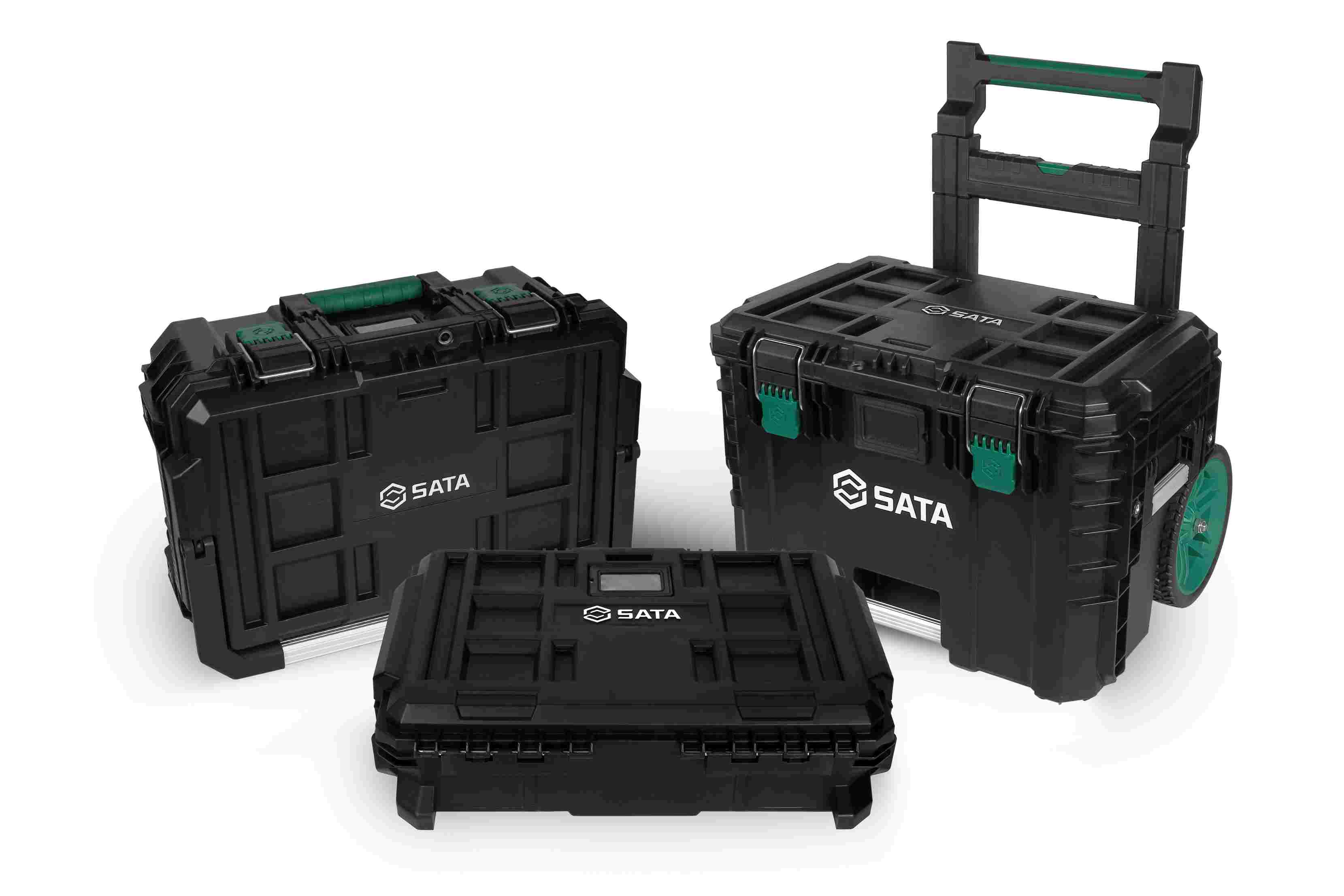 Thùng Dụng Cụ Có Bánh Xe Đẩy Chống Ẩm 58.5x48.4x84.5 Sata 95327