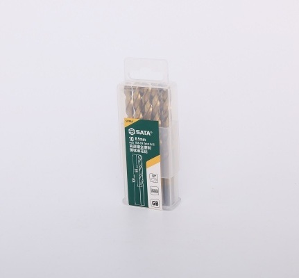 Bộ 10 Mũi Khoan Chuôi Tròn 6.5mm Sata 52165A