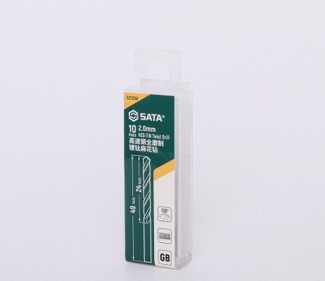 Bộ 10 Mũi Khoan Chuôi Tròn 2.0mm Sata 52120A