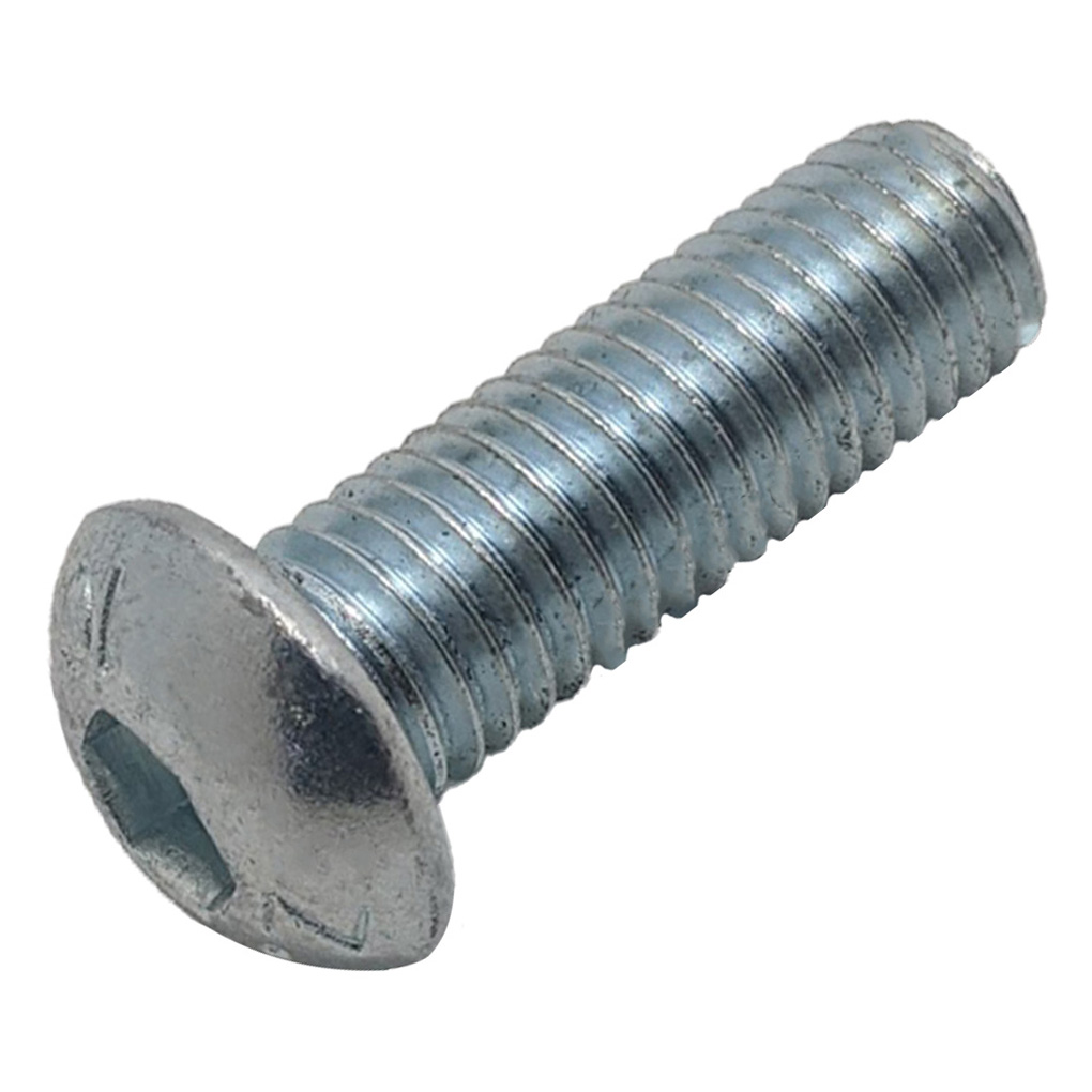 Lục Giác Chìm Mo Thép Mạ Kẽm Trắng Cr3+ GR 8 UNC 1/4-20 x 1