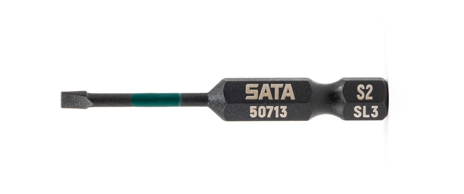 Bộ 10 Mũi Vít Dẹp 1/4" 3X50mm Sata 59713
