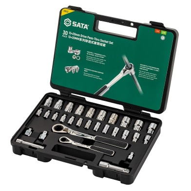 Bộ 30 Đầu Tuýp 13X20mm 30 Chi Tiết Sata 09132