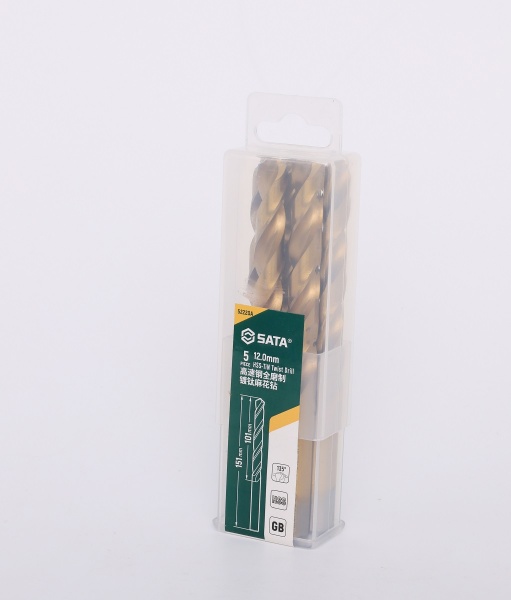 Bộ 5 Mũi Khoan Chuôi Tròn 12.0mm Sata 52220A