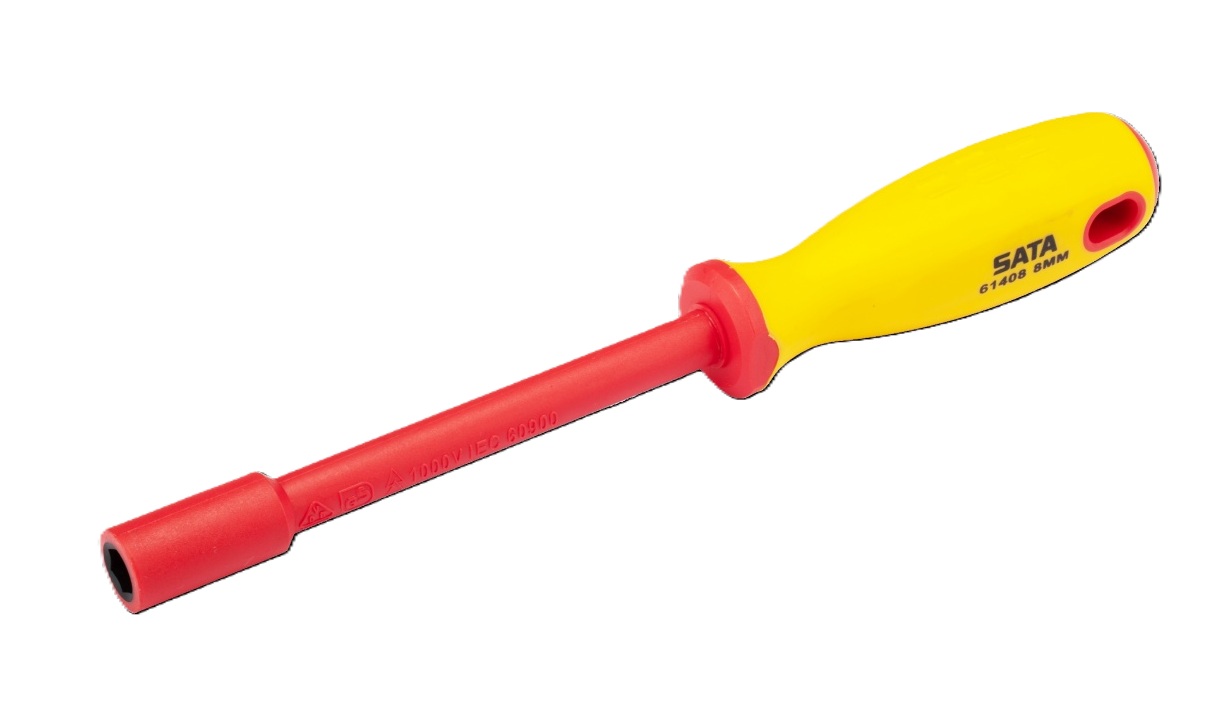 Cần Vặn Vít Lục Giác Cách Điện 10x125mm Sata 61410