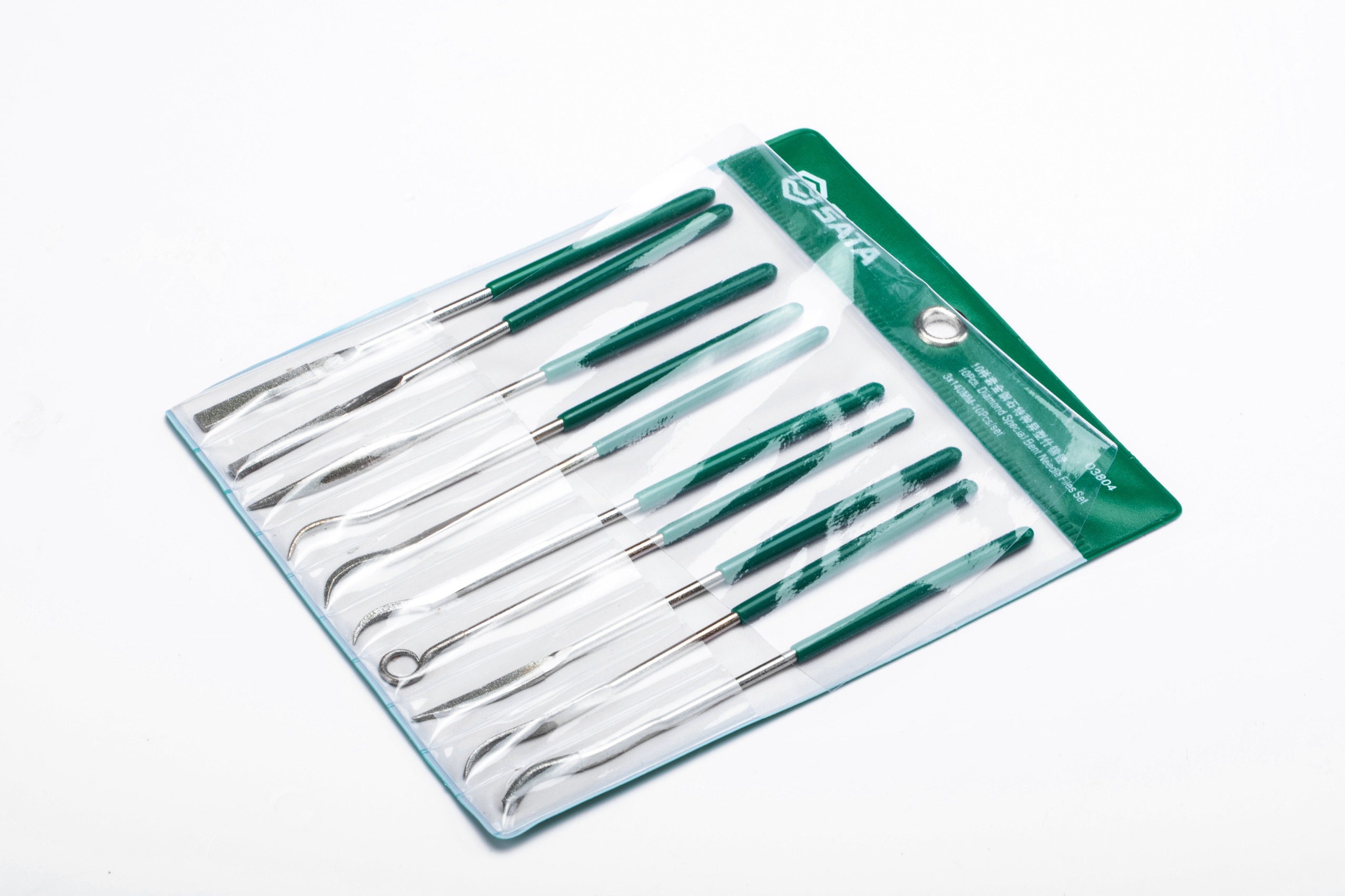 Bộ 10 Dũa Kim Cương 3X140mm 10 Chi Tiết Sata 03804