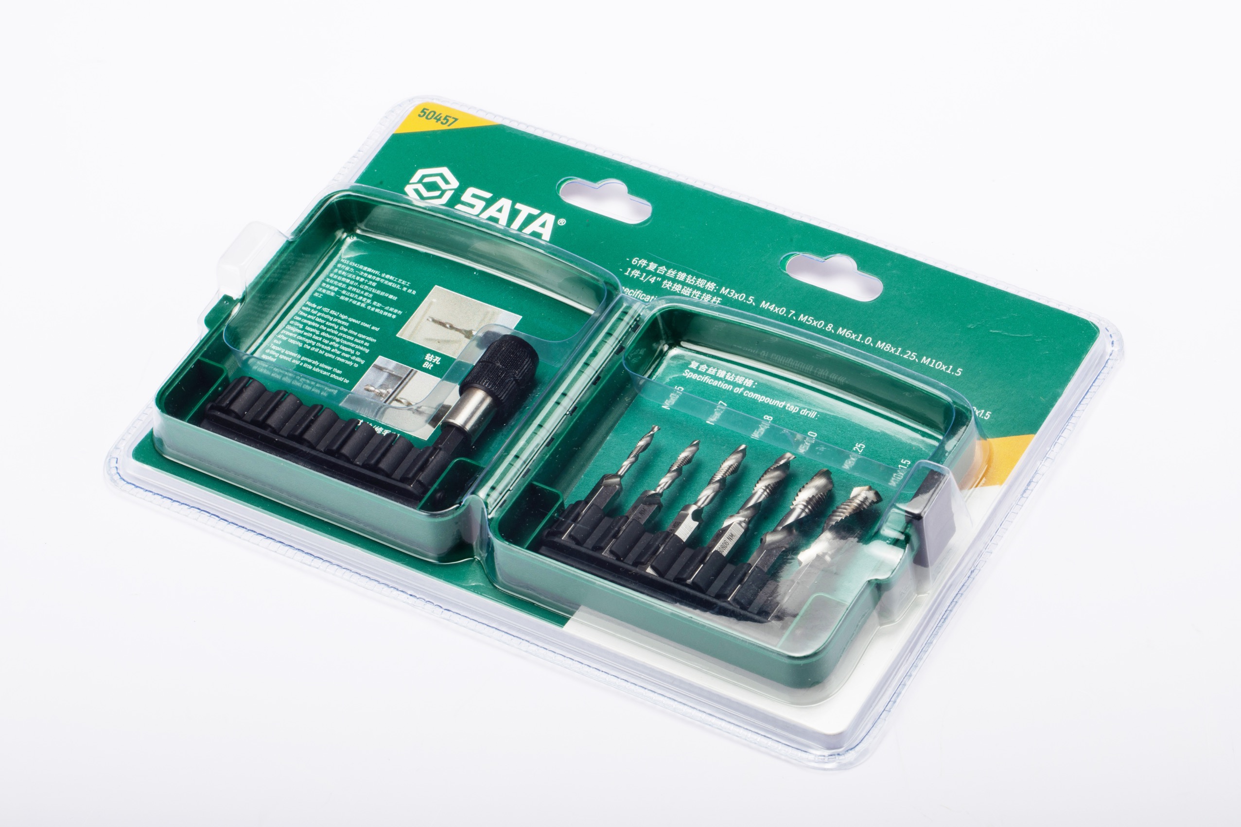 Bộ 7 Mũi Khoan Taro Tạo Ren Sata 50457