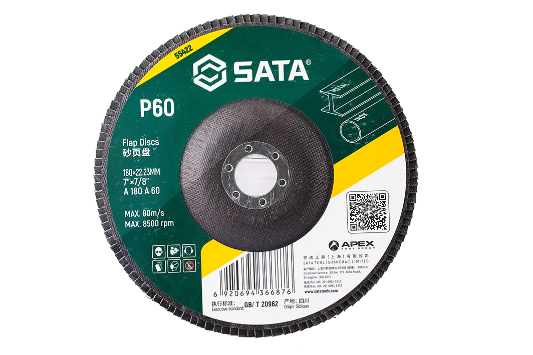 Đá Nhám Xếp 180×P60×22.23mm Sata 55422