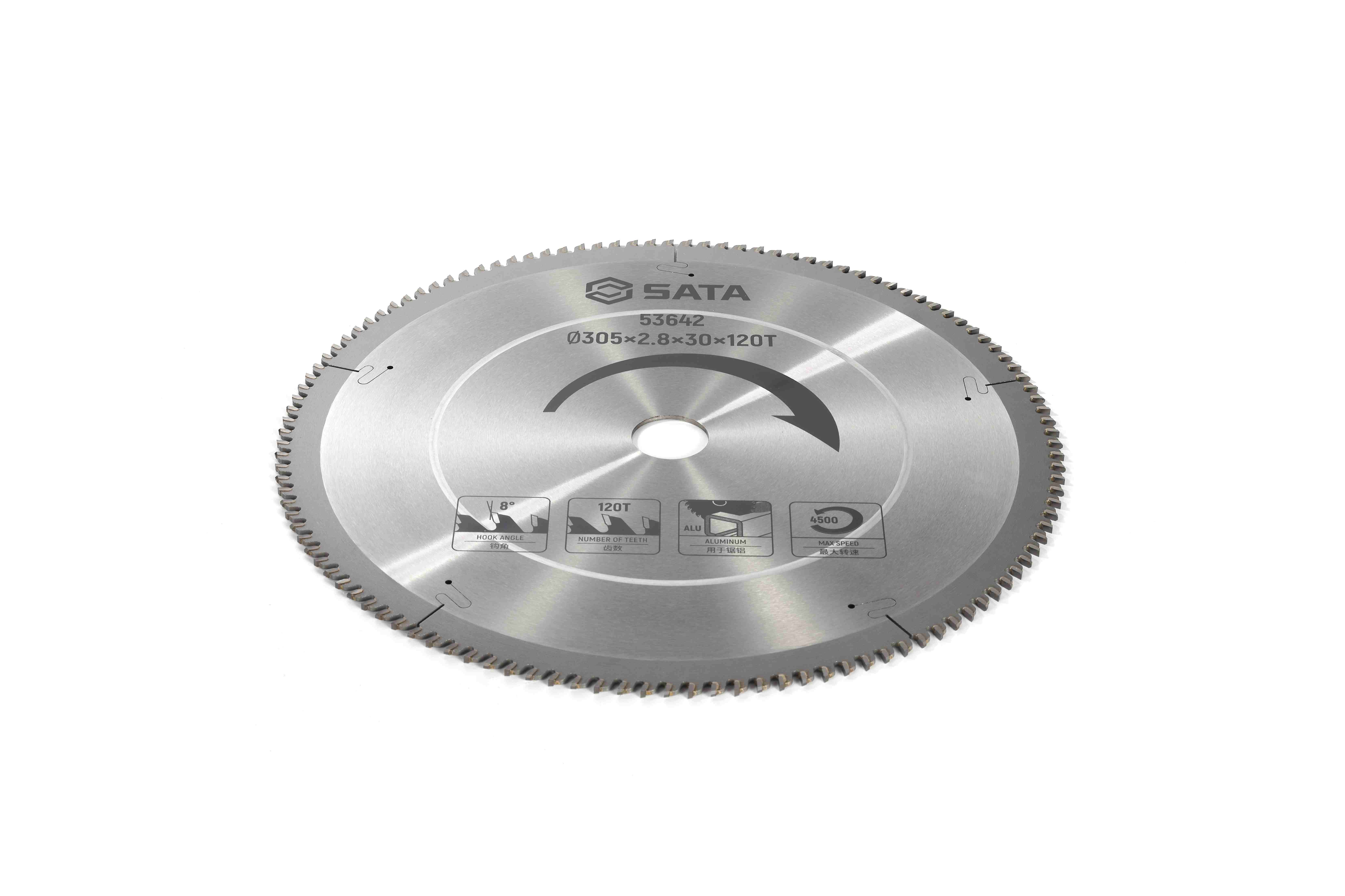 Lưỡi Cưa Gỗ Ø305×2.8×30×120T Sata 53642