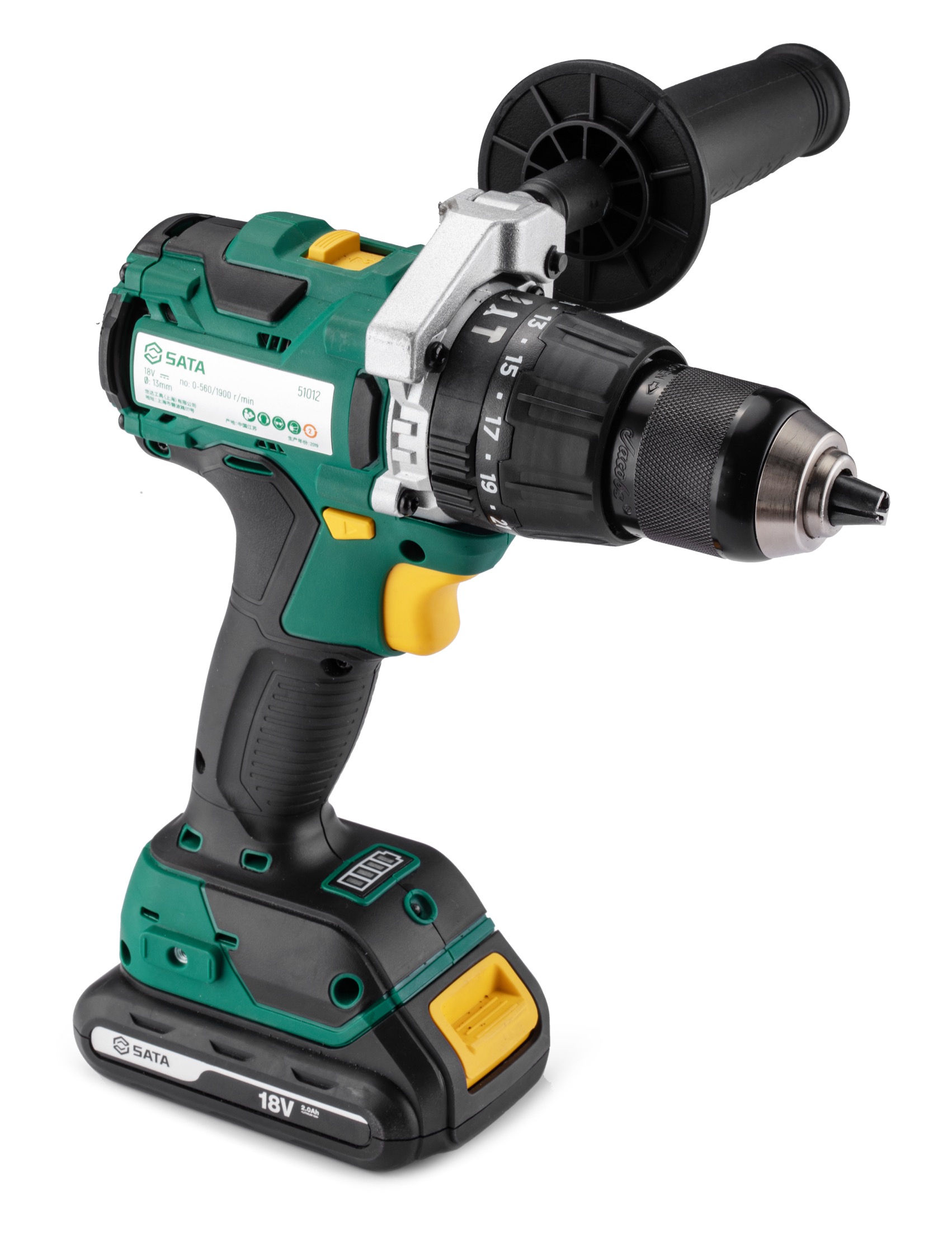 Máy Khoan Vặn Vít Dùng Pin Dòng J Series 18V Sata 51012