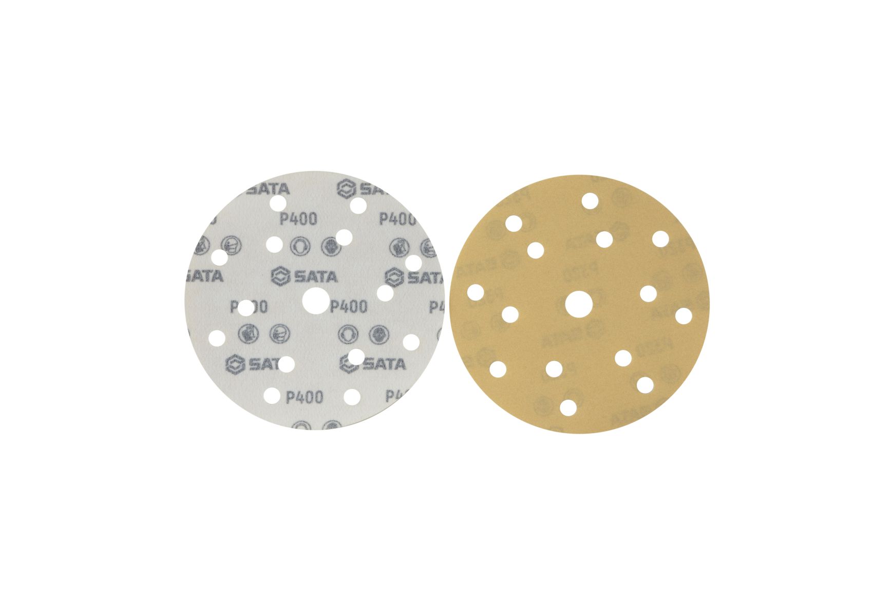 Nhám Tròn Loại 15 Lỗ Ø150×P400 Sata 55671