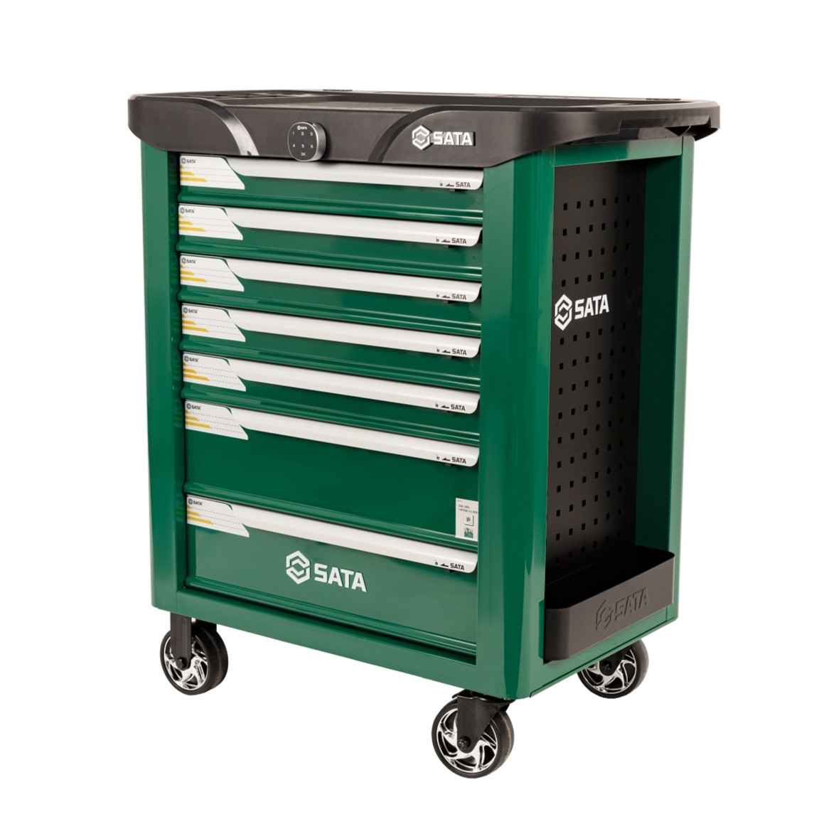 Xe Đẩy Đựng Dụng Cụ 7 Ngăn Kéo (Khóa Mã) Sata 95107A