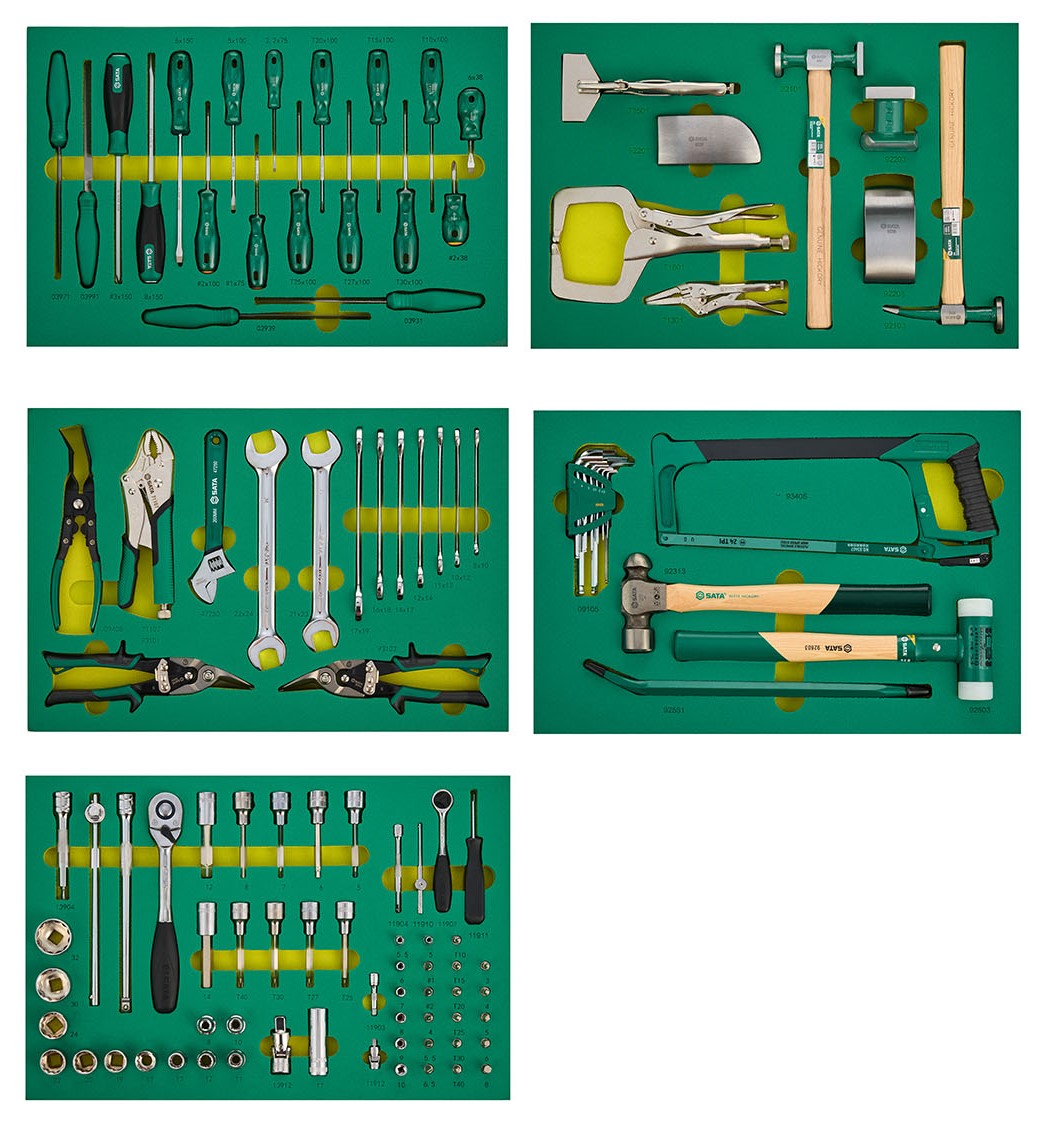 Xe Dụng Cụ Sửa Chữa 103 Chi Tiết Sata 95208S - Ảnh 6