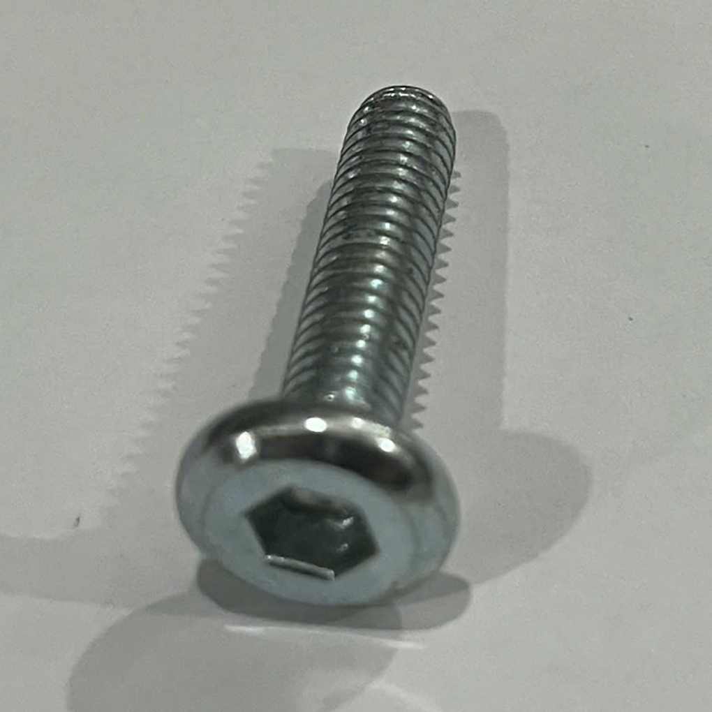 Lục Giác Chìm Đầu Dẹp Thép Mạ Kẽm M6x25 (Khóa 5mm)