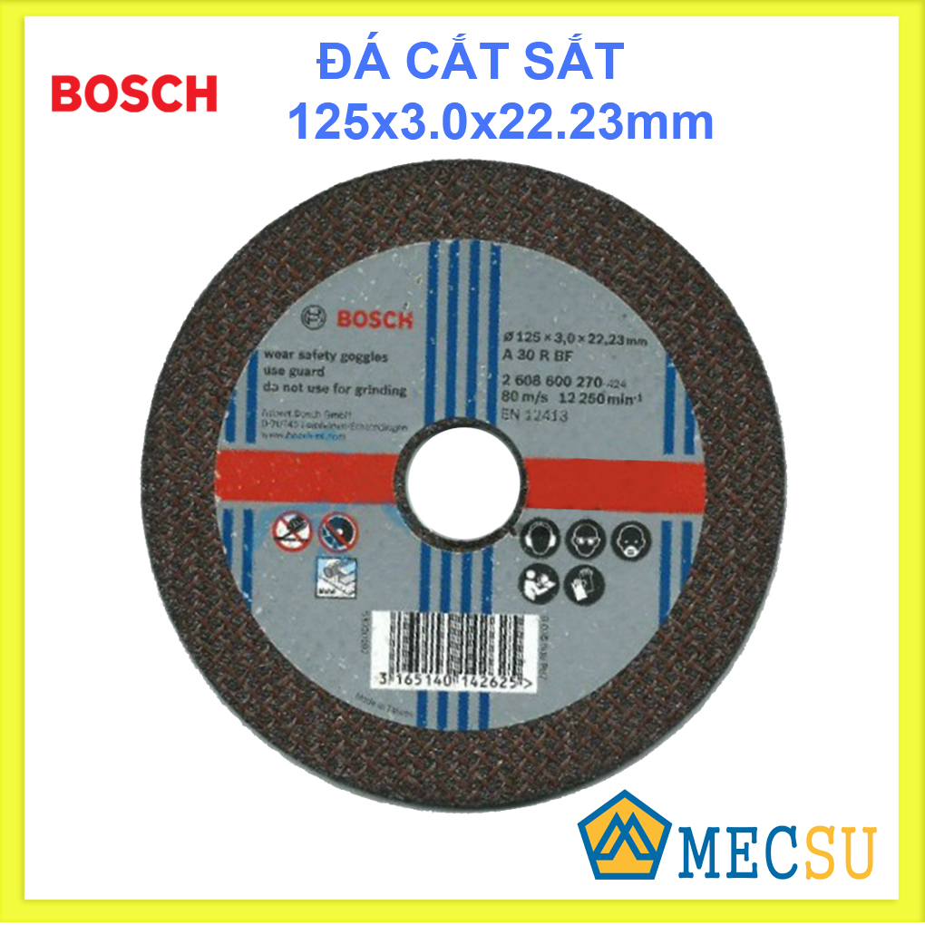 Đá cắt sắt 125x2.8x22.2mm Bosch 2608600270
