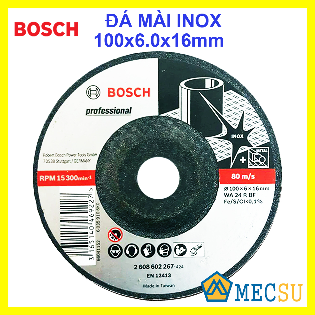 Đá mài inox 100x5.8x16mm Bosch 2608602267