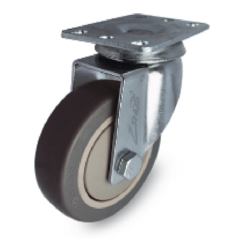 Bánh Xe Cao Su 3Inch-75Kg/Bánh Ethos 271TPY075P01 (Xoay)