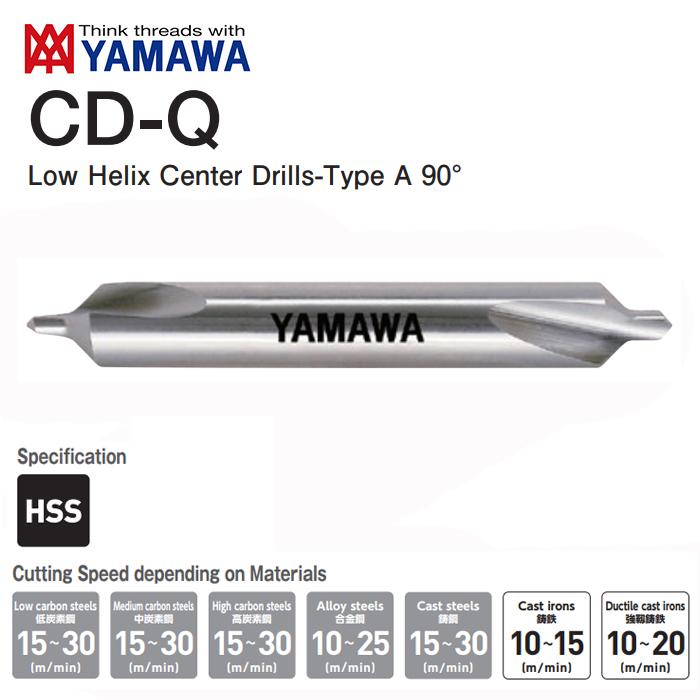 Mũi Khoan Tâm CD-Q 5x90°x11 YAMAWA CY5.0Q