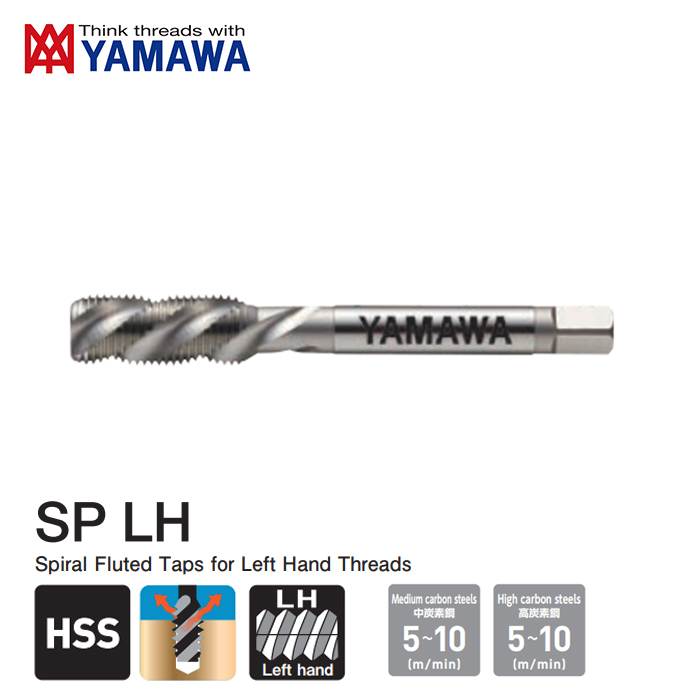 Mũi Taro Xoắn SP LH P2 M12x1 Ren Trái YAMAWA SPQ012M--L