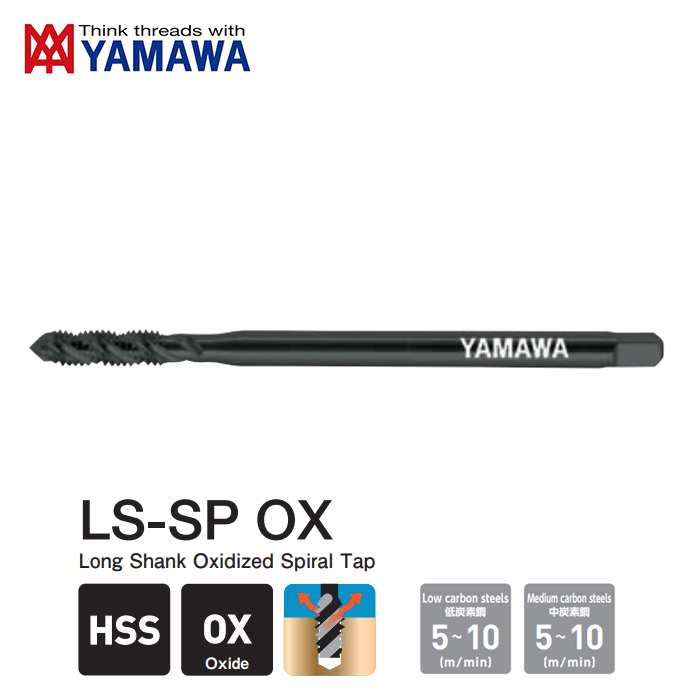 Mũi Taro Xoắn LS-SP OX P2 L100 M8x1.25 YAMAWA SPQ8.0NL10X
