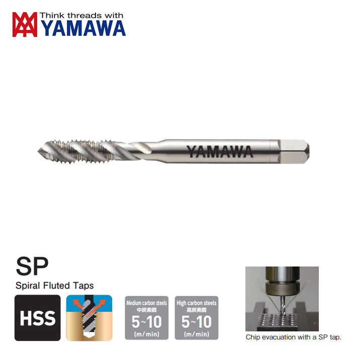 Mũi Taro Xoắn SP P2 UNC 12''-24 YAMAWA SPQUNCM