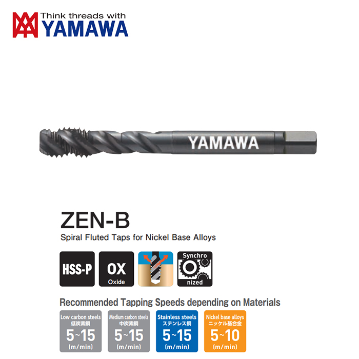 Mũi Taro Xoắn ZEN-B P3 M14x2 YAMAWA ZENBMR014Q