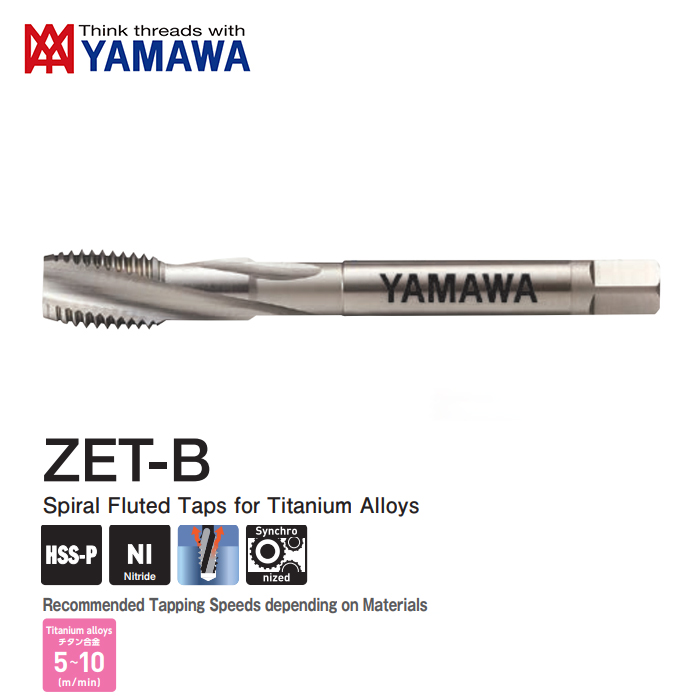 Mũi Taro Thẳng ZET-B P3 M5x0.8 YAMAWA ZETBMR5.0K