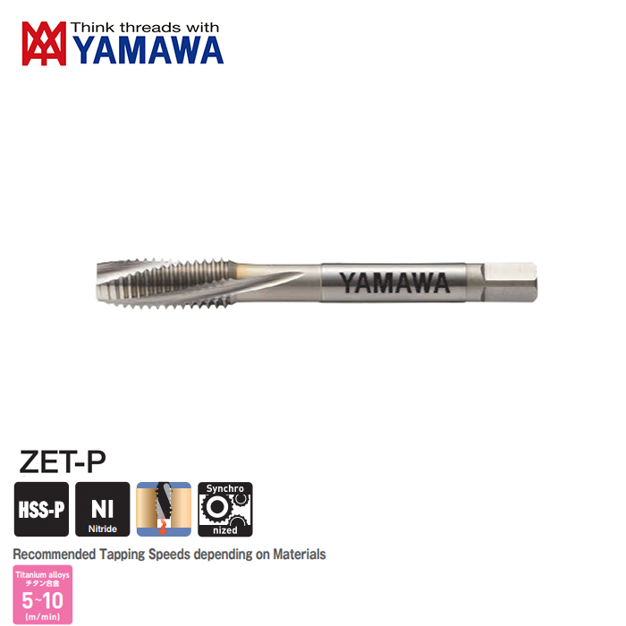 Mũi Taro Thẳng ZET-P P3 M3x0.5 YAMAWA ZETPMR3.0G