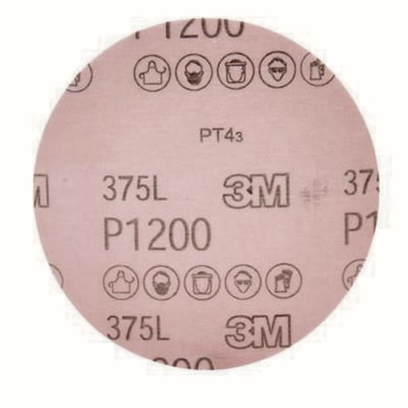 Nhám Đĩa 375L Hookit Quy Cách 6in Không Lỗ Với Độ Hạt 1200 3M™