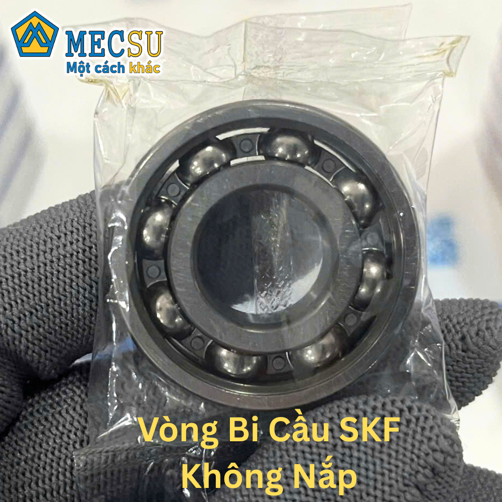 Vòng Bi Cầu Rãnh Sâu SKF 6202 (15x35x11) Không Nắp - Chính Hãng, Giá Tốt SKF