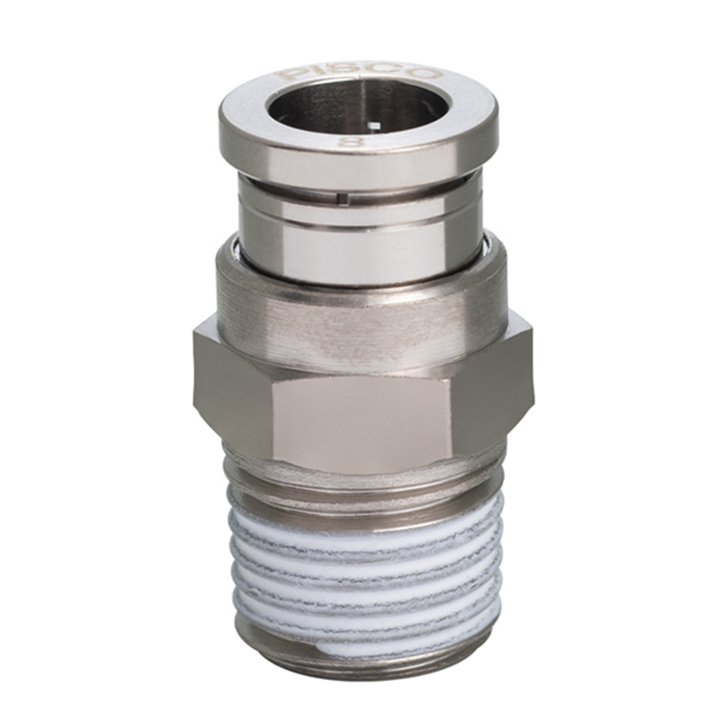 Đầu Nối Nhanh Khí Nén Dạng Thẳng Thân Lục Giác Ren Ngoài Pisco KC10-01-1