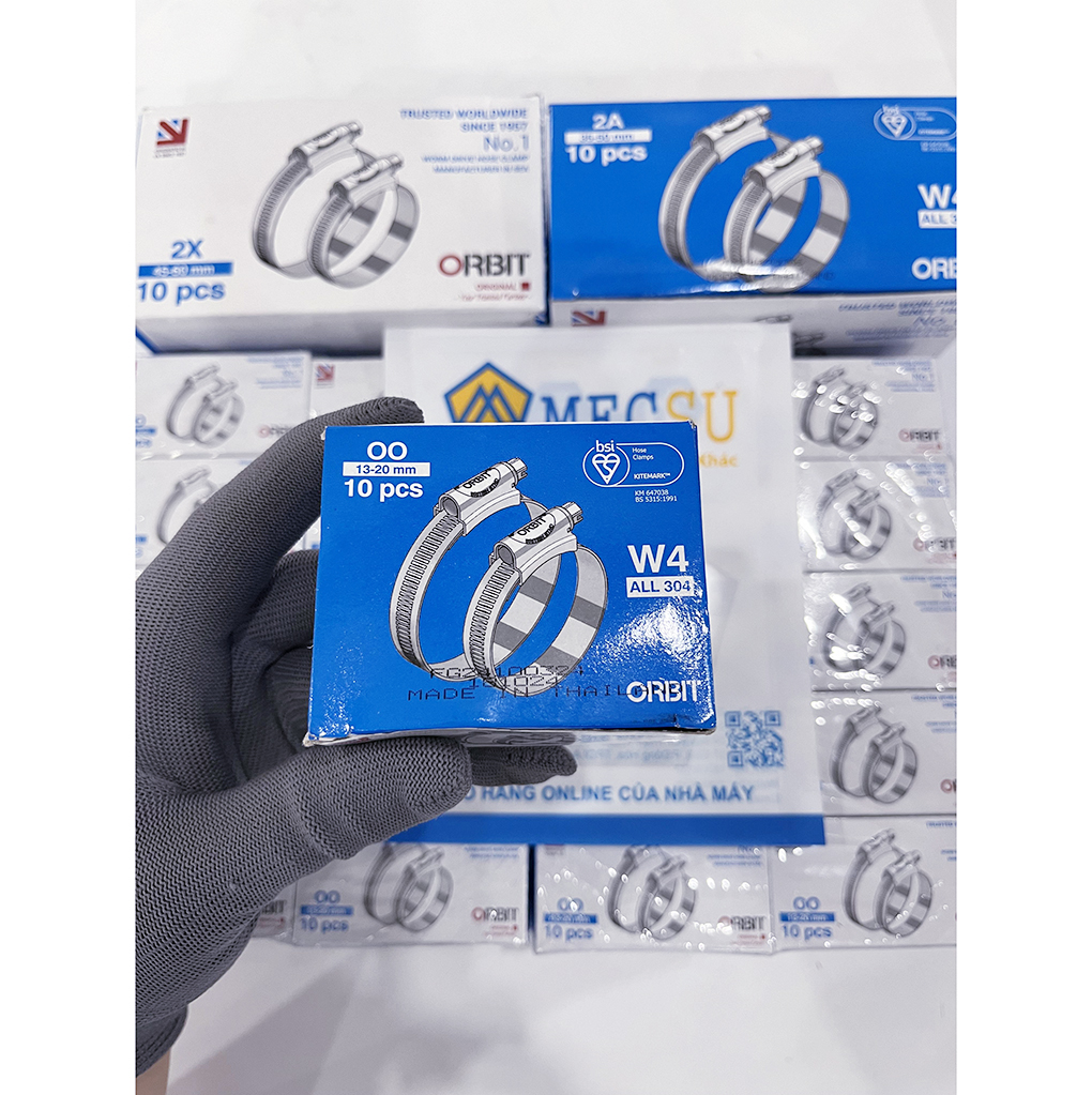 Đai Siết Cổ Dê Inox 304 Orbit 13-20mm Chính Hãng - Ảnh 8