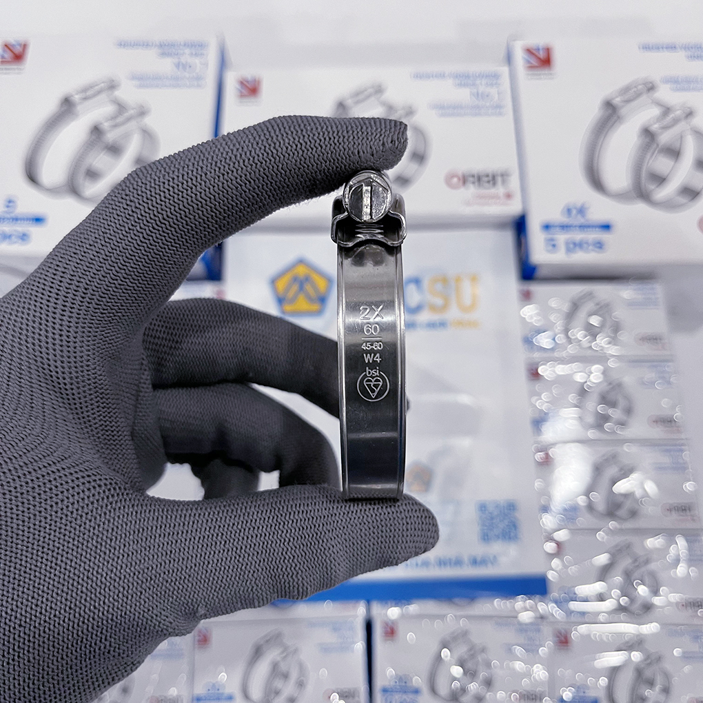 Đai Siết Cổ Dê Inox 304 Orbit 45-60mm Giá Rẻ - Ảnh 5