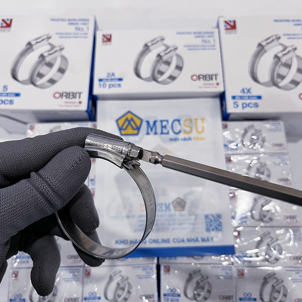 Đai Siết Cổ Dê Inox 304 Orbit 45-60mm Giá Rẻ - Ảnh 8