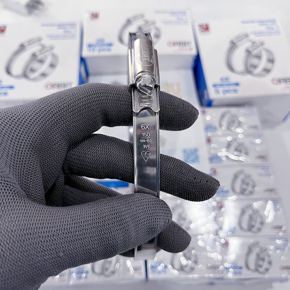 Đai Siết Cổ Dê Inox 304 Orbit 130-150mm Chính Hãng - Ảnh 3