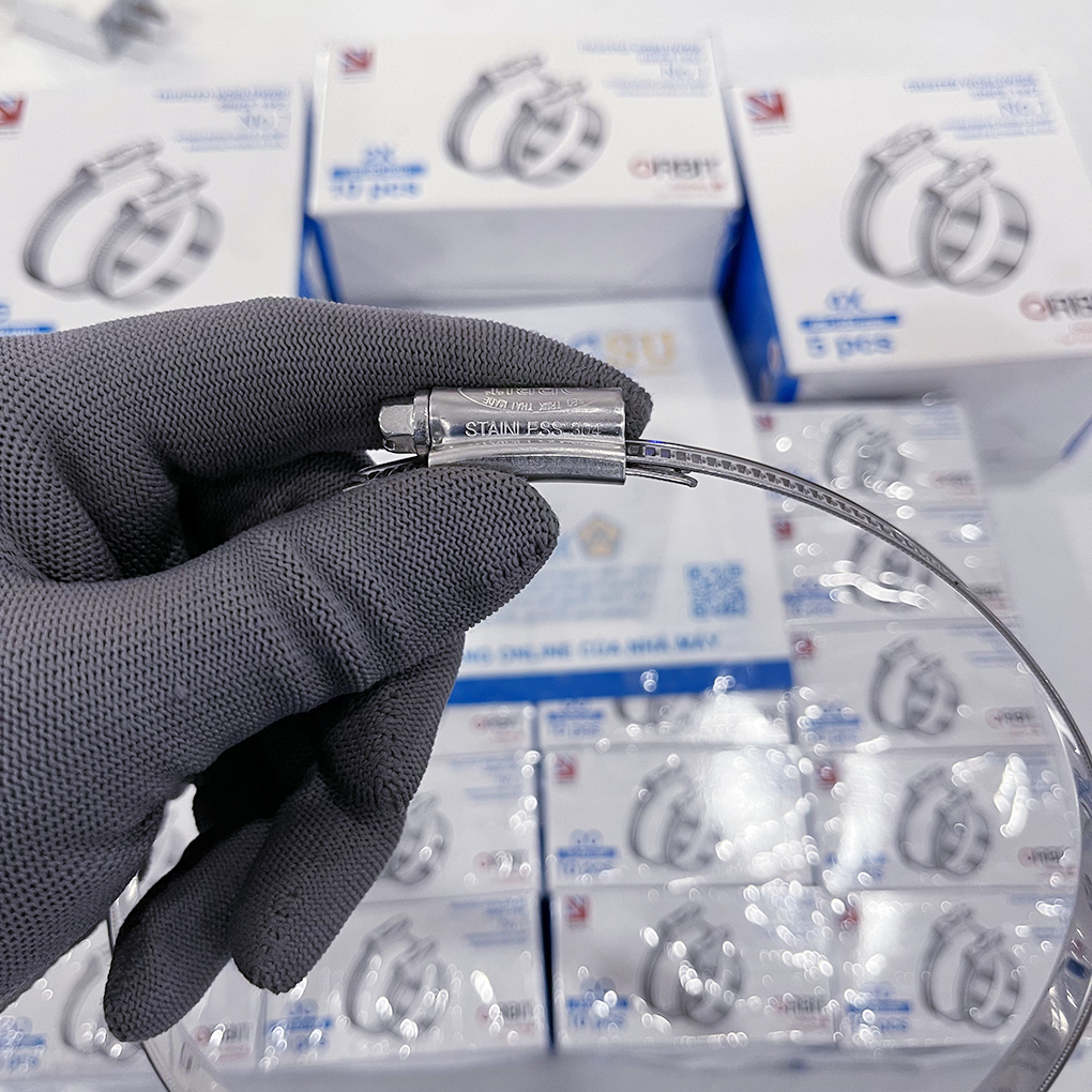 Đai Siết Cổ Dê Inox 304 Orbit 130-150mm Chính Hãng - Ảnh 6