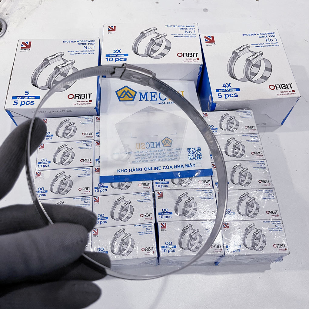 Đai Siết Cổ Dê Inox 304 Orbit 130-160mm Bền Bỉ - Ảnh 8