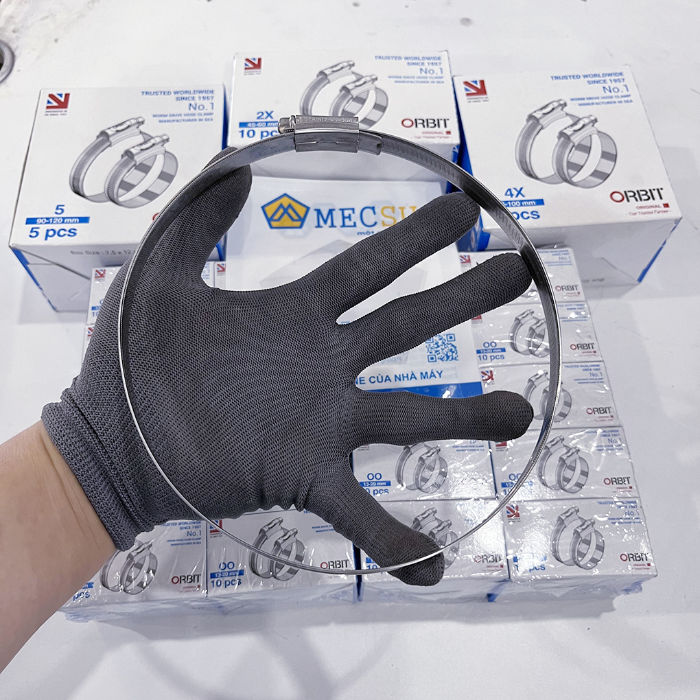 Đai Siết Cổ Dê Inox 304 Orbit 150-180mm Giá Rẻ - Ảnh 2