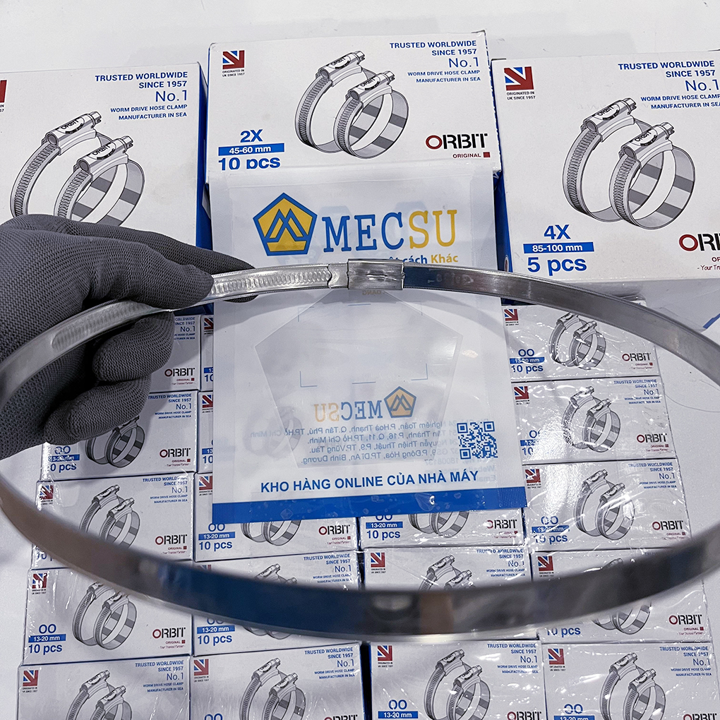 Đai Siết Cổ Dê Inox 304 Orbit 190-230mm Chính Hãng - Ảnh 4