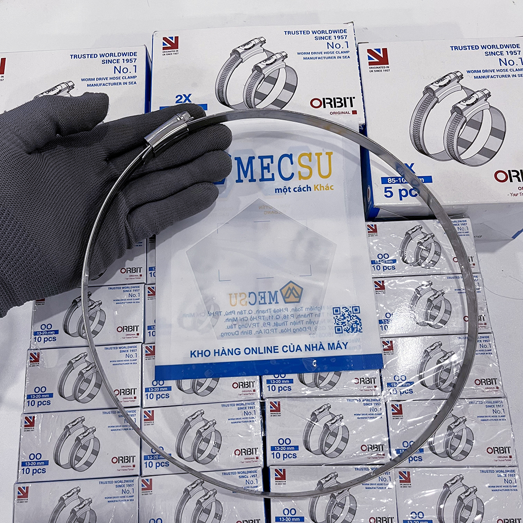 Đai Siết Cổ Dê Inox 304 Orbit 190-230mm Chính Hãng - Ảnh 5