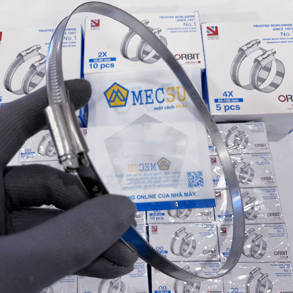 Đai Siết Cổ Dê Inox 304 Orbit 190-230mm Chính Hãng - Ảnh 7