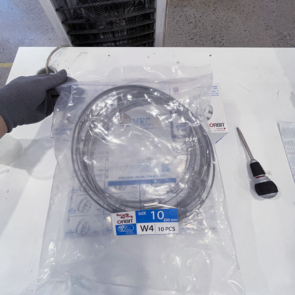 Đai Siết Cổ Dê Inox 304 Orbit 190-230mm Chính Hãng - Ảnh 9
