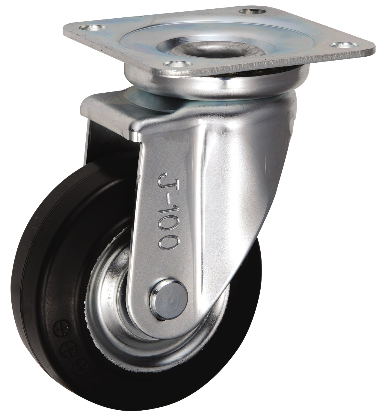 Bánh Xe Cao Su Xoay Không Phanh D100 UKAI SJ-100