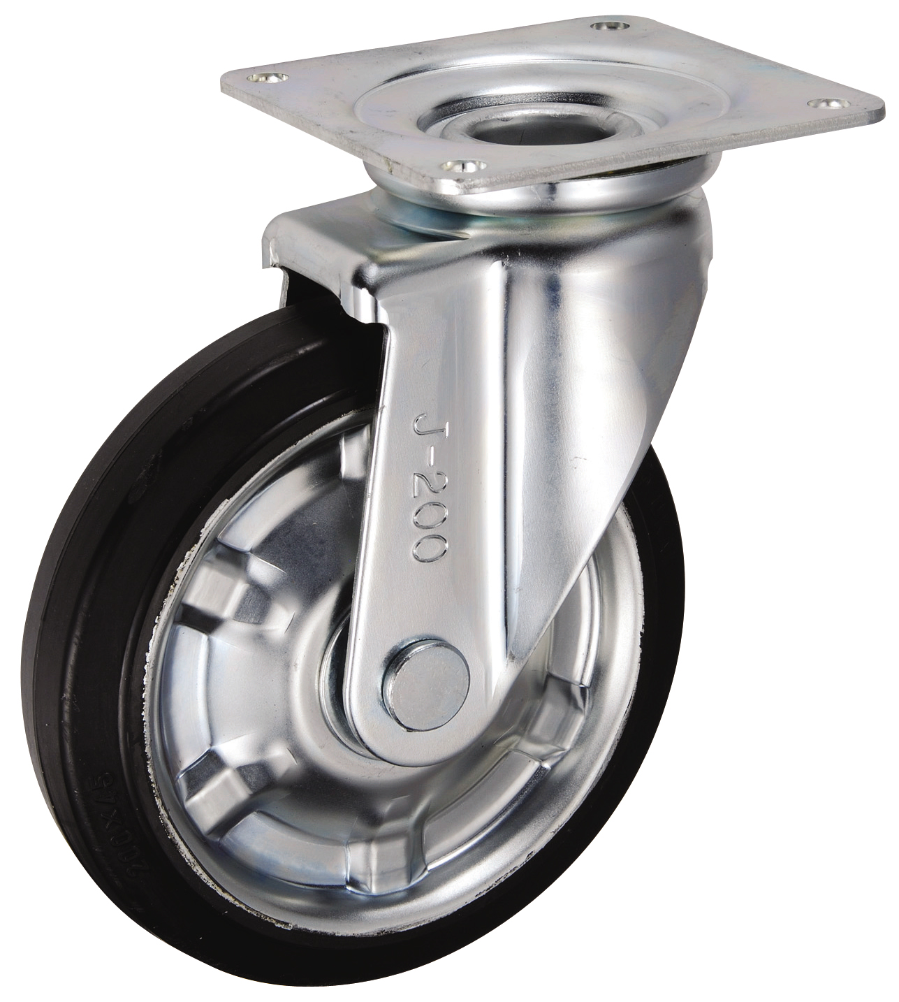 Bánh Xe Cao Su Xoay Không Phanh D200 UKAI SJ-200