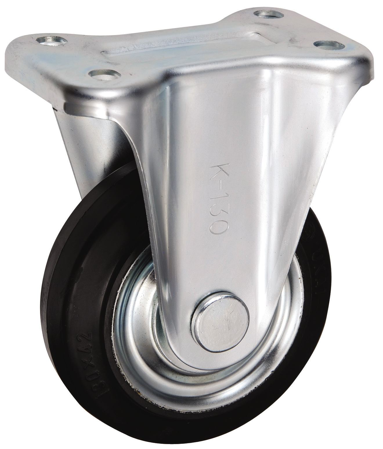 Bánh Xe Cao Su Cố Định Không Phanh D130 UKAI SK-130