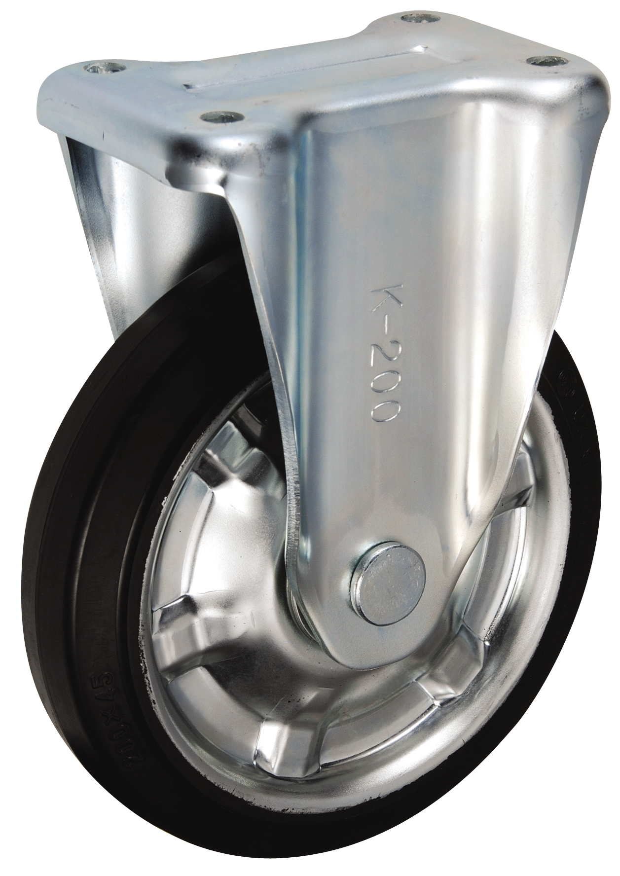 Bánh Xe Cao Su Cố Định Không Phanh D200 UKAI SK-200