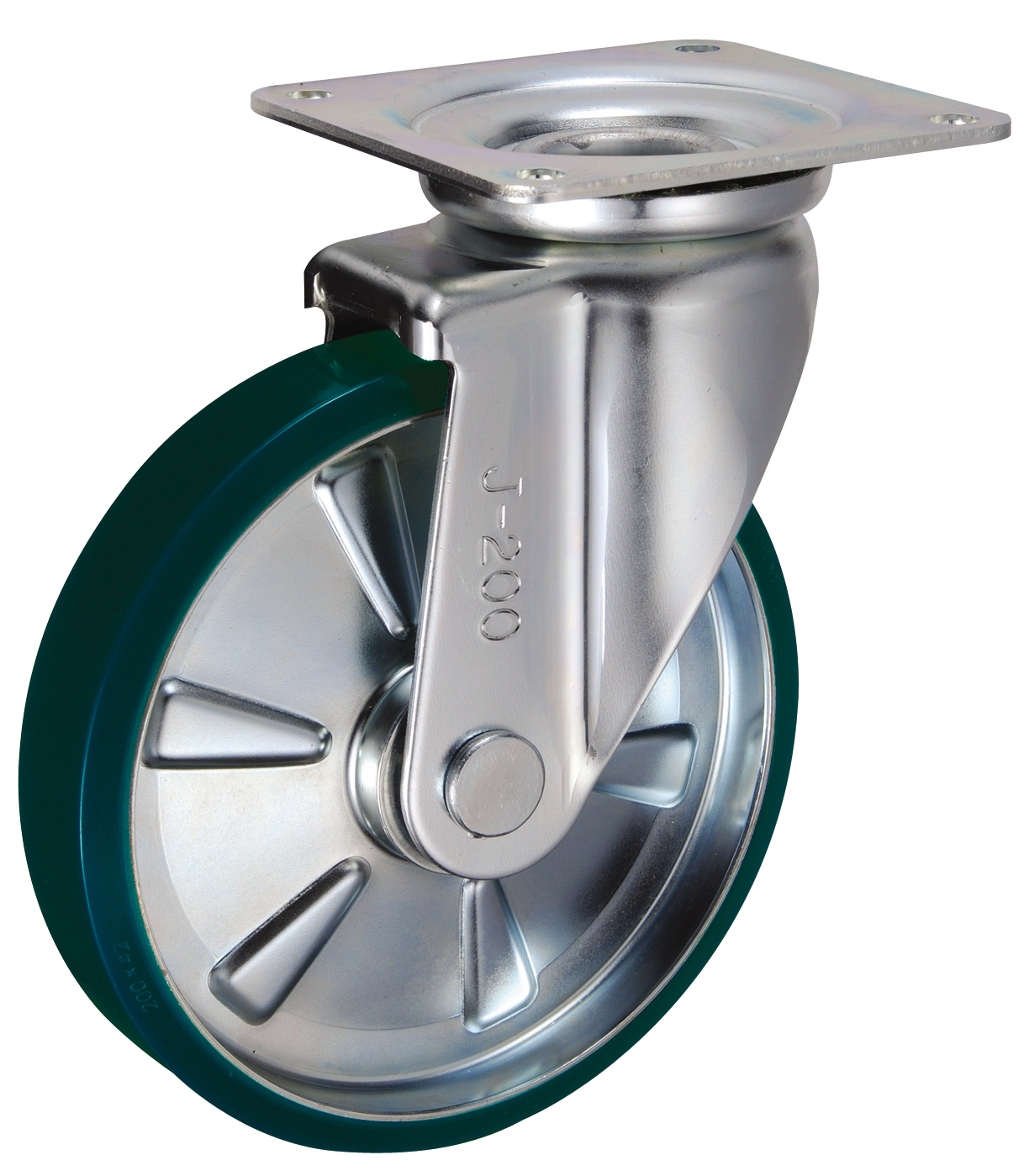 Bánh Xe PU Xoay Không Phanh D200 UKAI SUIJ-200