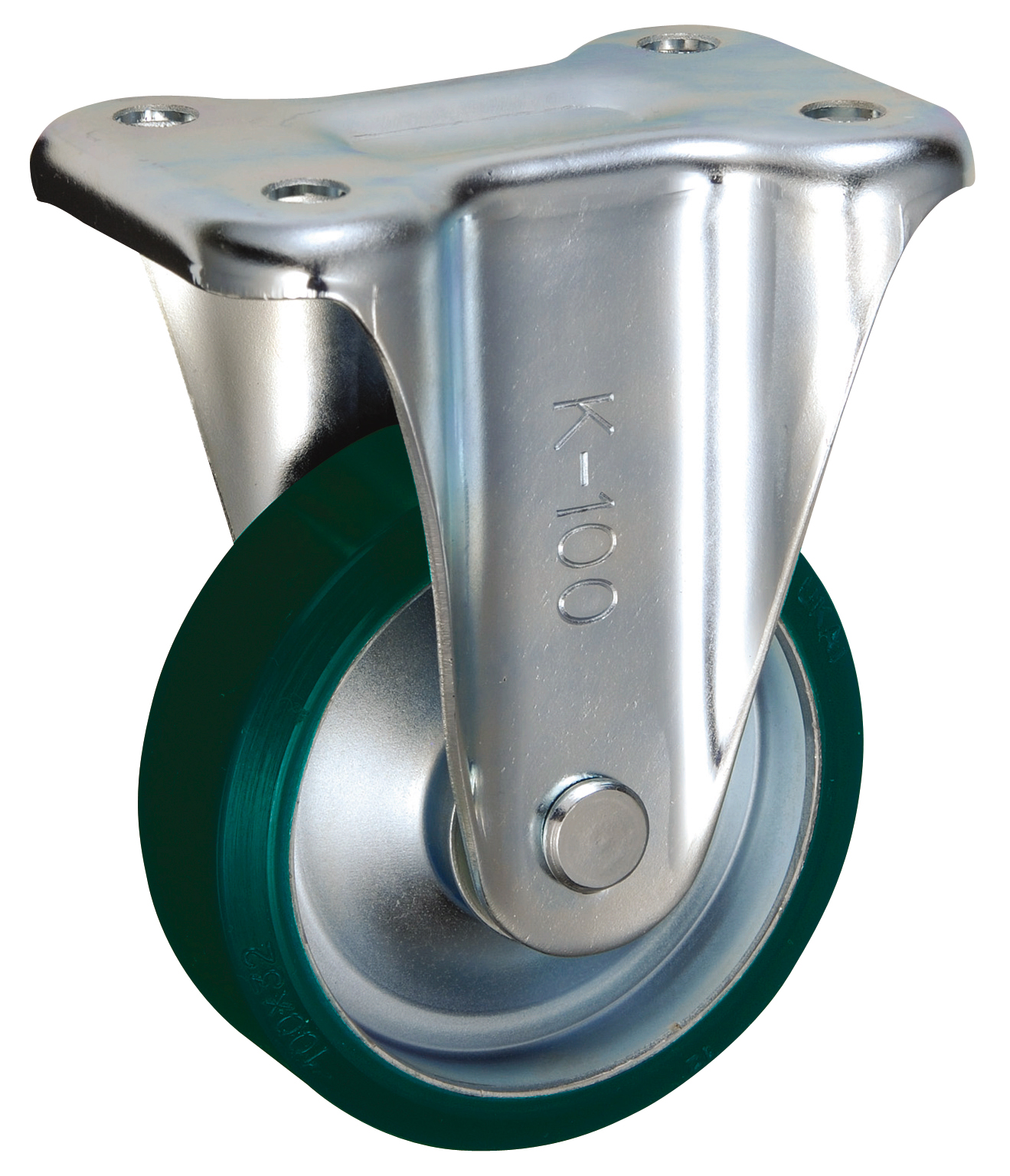 Bánh Xe PU Cố Định Không Phanh D100 UKAI SUIK-100